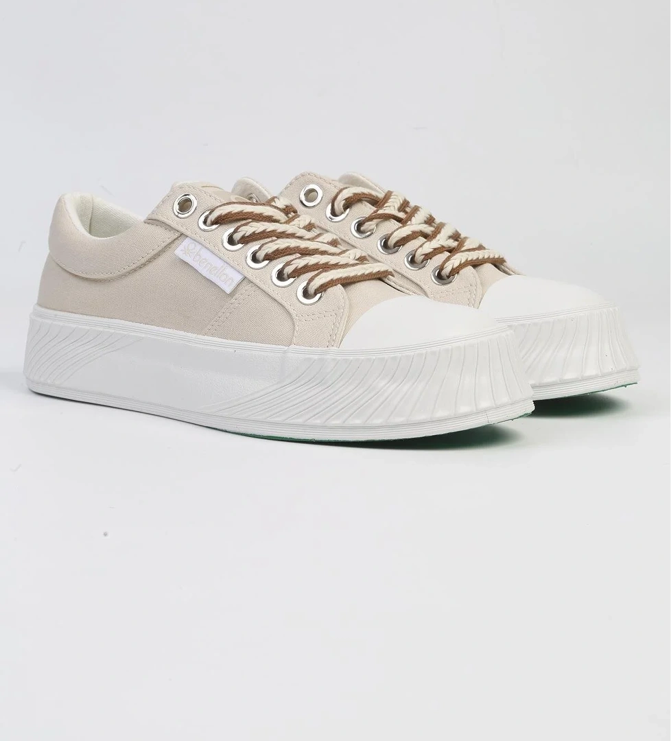 ® | BNI-10097 Bej-İthal Kadın Platform Spor Ayakkabı