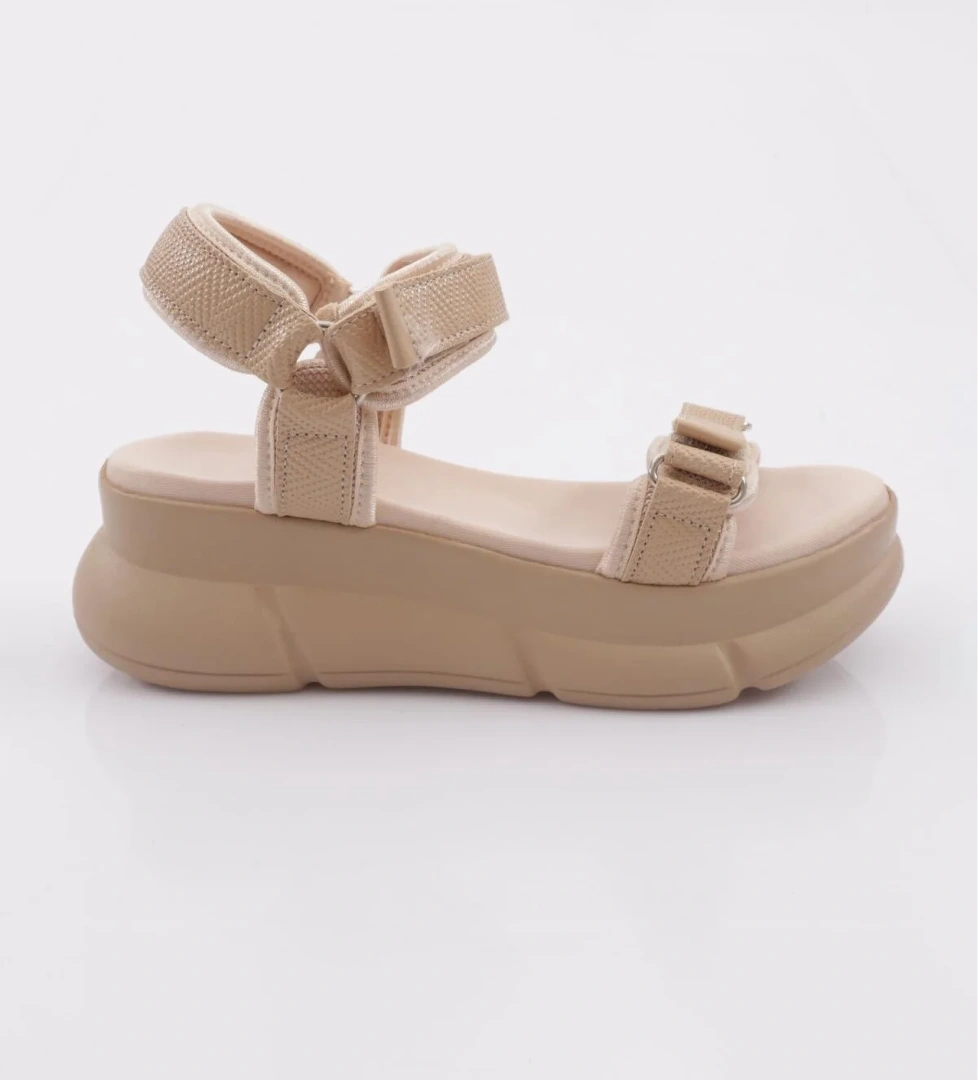 4945 Kadin Kalin Topuklu Sandalet