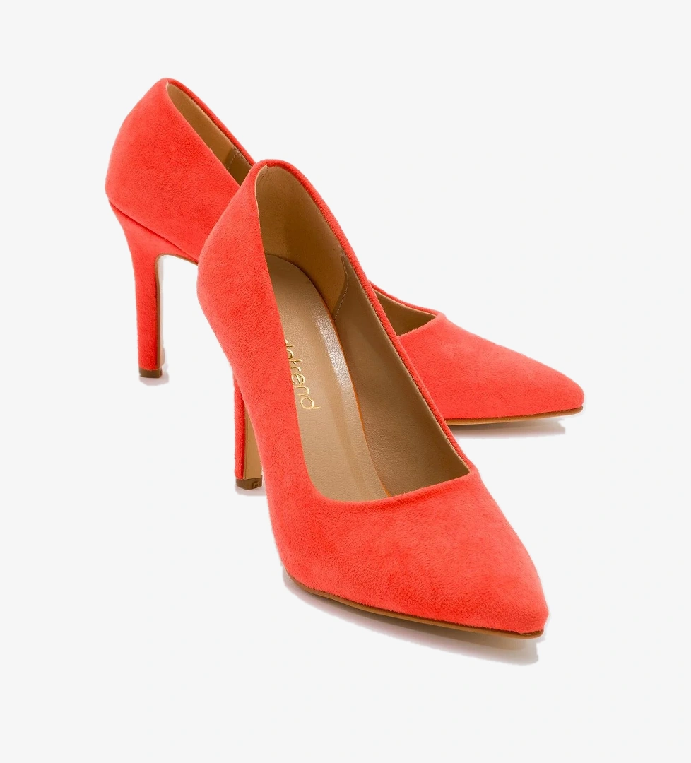 Kadın Stiletto ORANJ SÜET