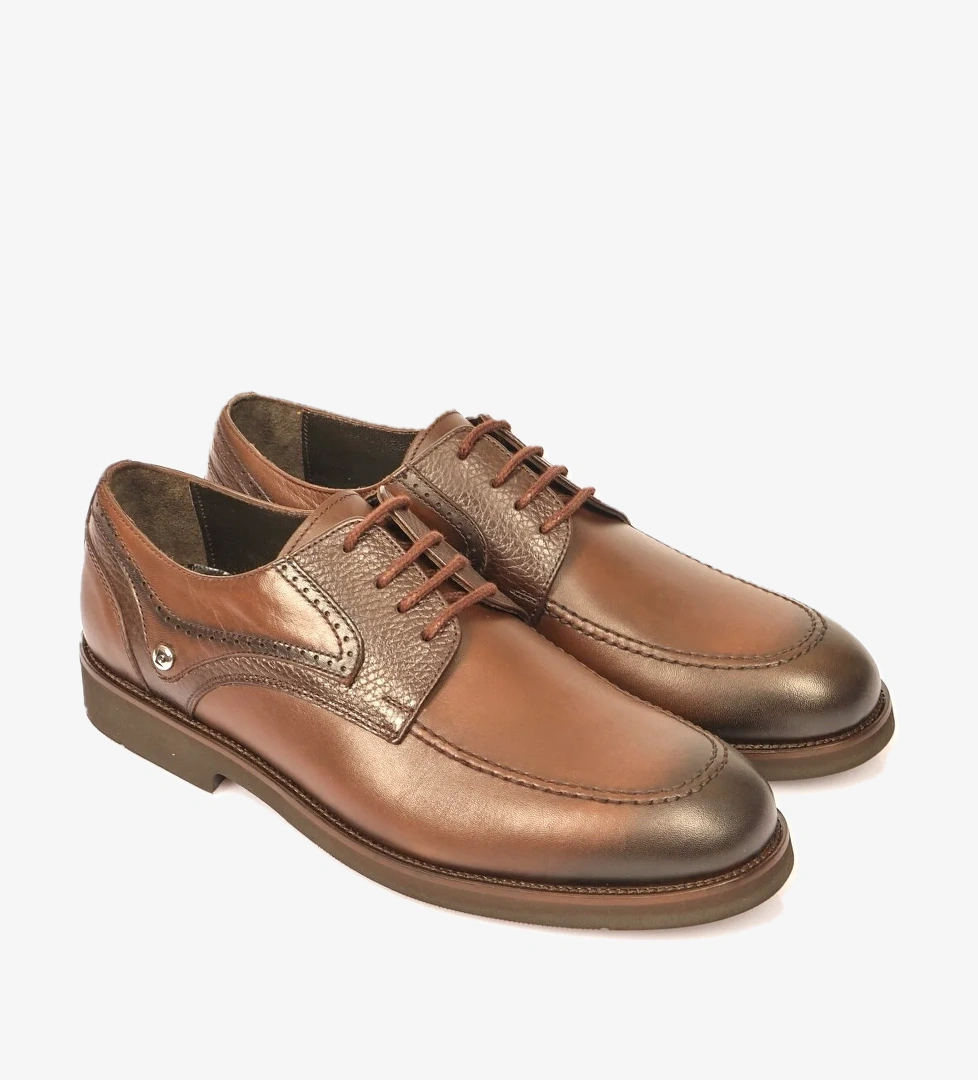 Pierre Cardin Bağcıklı Kahverengi Siyah Erkek Klasik Ayakkabı Pc1617038 model görseli