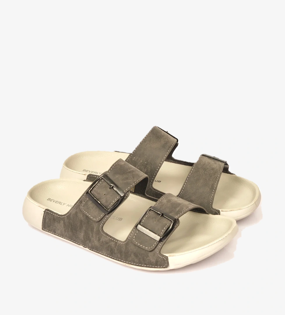 Kemer Detaylı Füme Erkek Terlik PO-1131