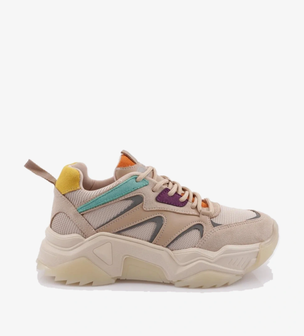 Dgn 65142 Kadin Bağcikli Kalin Taban Spor Ayakkabi model görseli