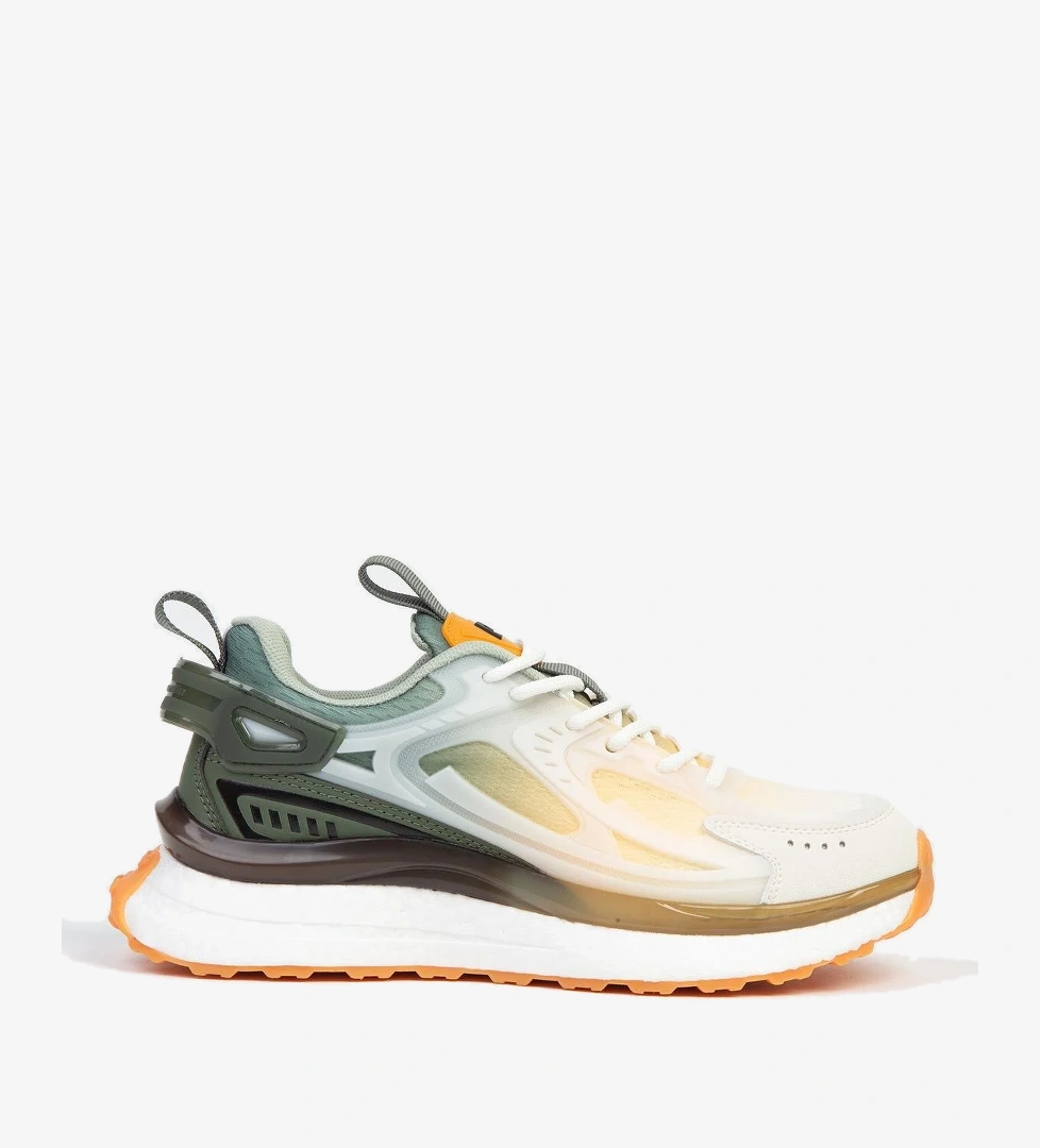 ® | PCI-10106 Beyaz Haki-İTHAL Kadın Spor Ayakkabı