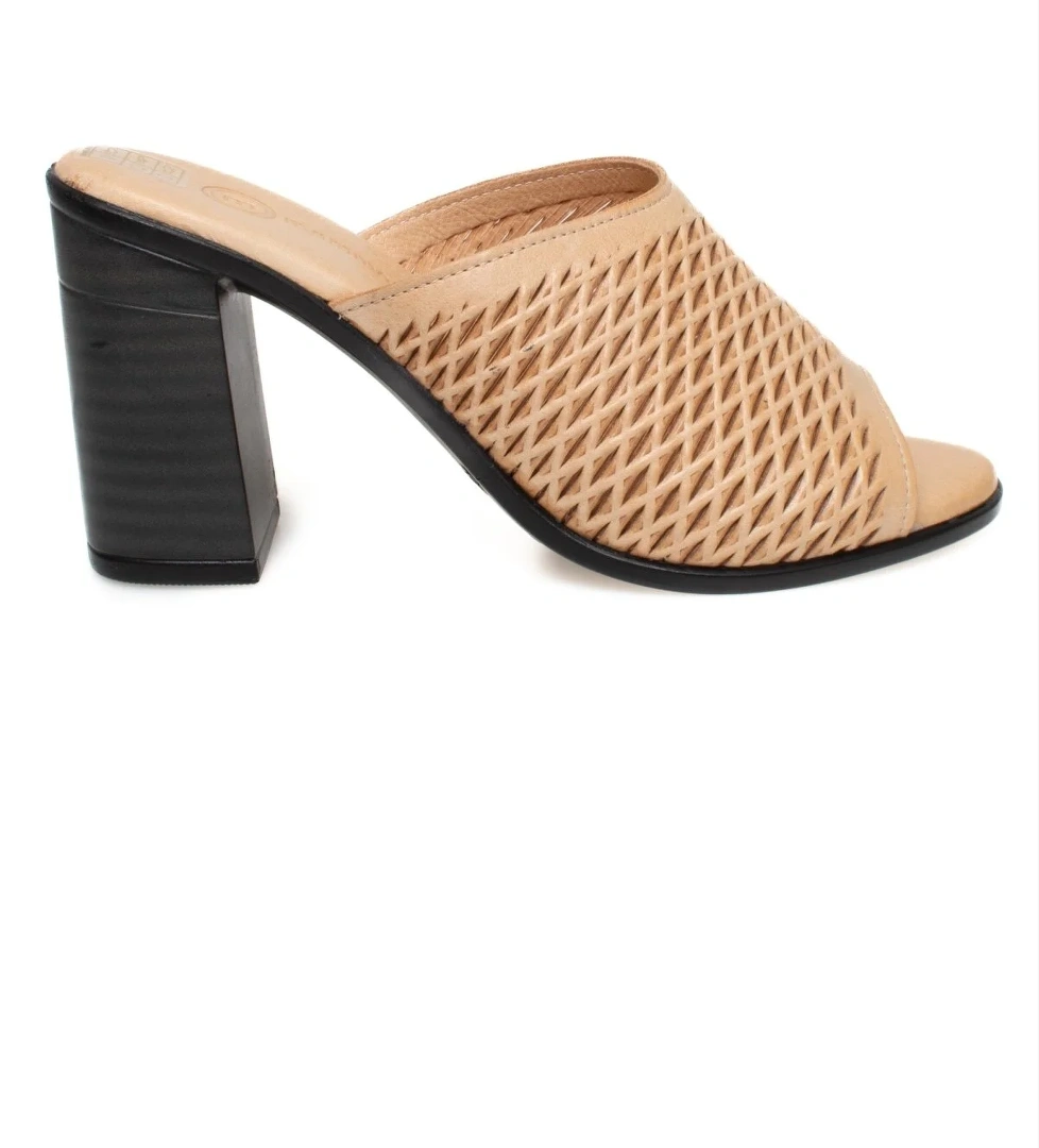 Mammamia D24yt-2370z Topuklu Taba Kadın Terlik model görseli