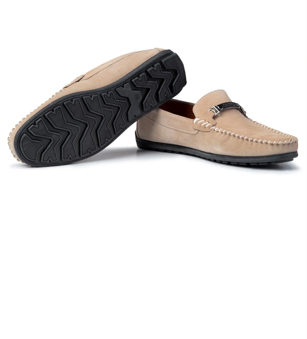 Ducavelli Halb Hakiki Deri Erkek Günlük Ayakkabı, Loafer Hafif Tokalı model görseli