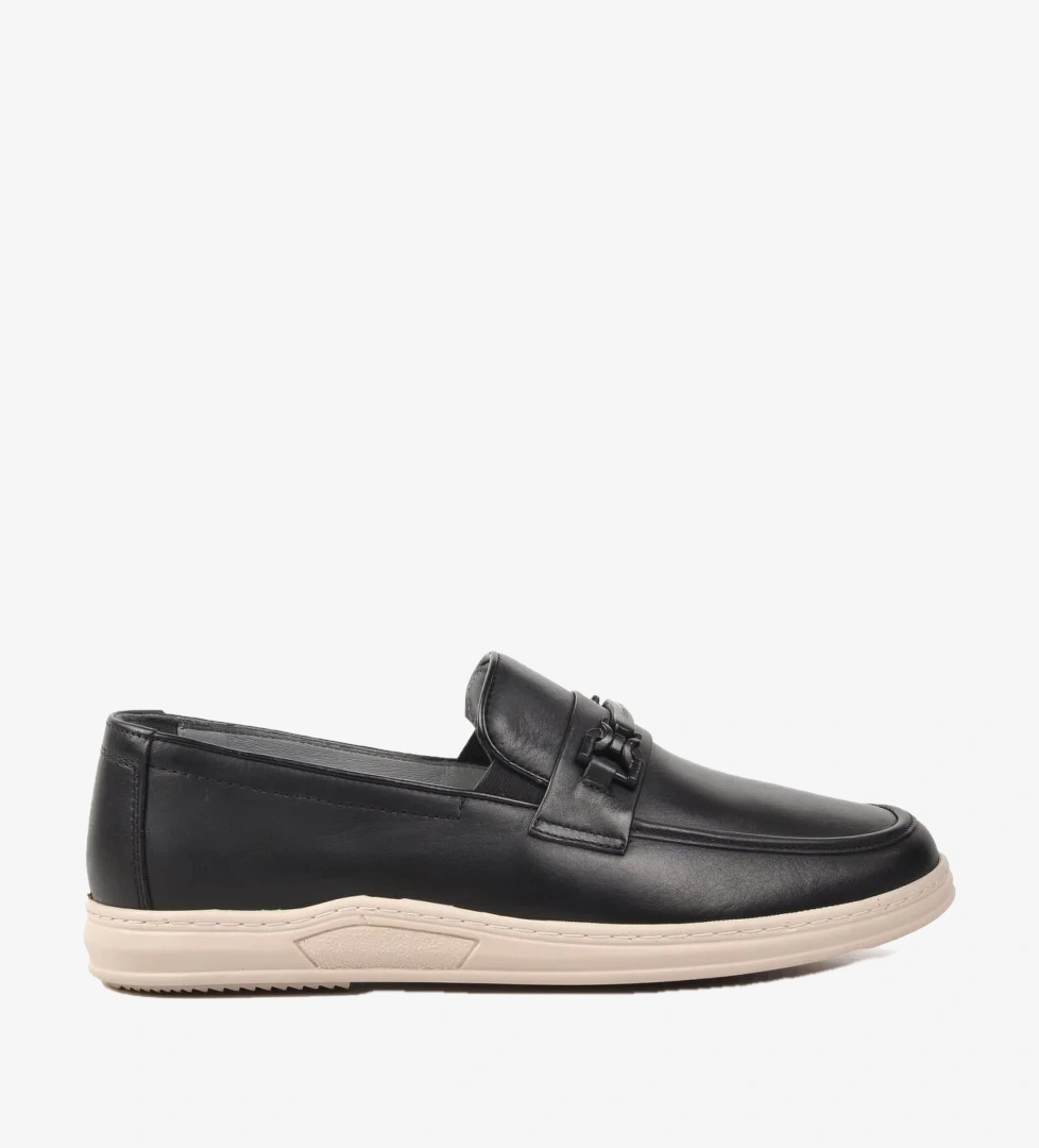 Pierre Cardin 191074 Siyah Hakiki Deri Erkek Casual Ayakkabı