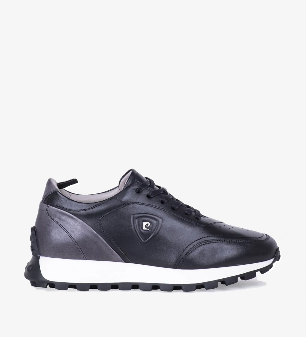 Pierre Cardin 335738 Erkek Yüksek Taban Sneaker Ayakkabı Siyah model görseli