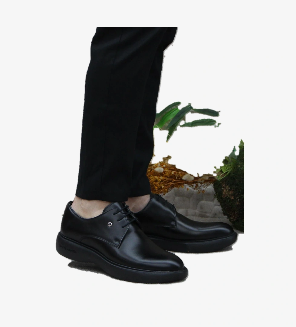 70914 Siyah Açma Damat Ayakkabısı Takım Ayakkabısı Erkek Ayakkabı - Görsel 1