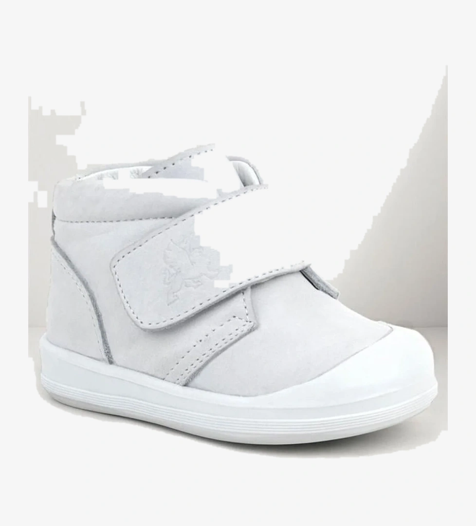 Rakerplus Yoohoo Hakiki Deri Beyaz Cırtlı Kız Bebek Bot model görseli