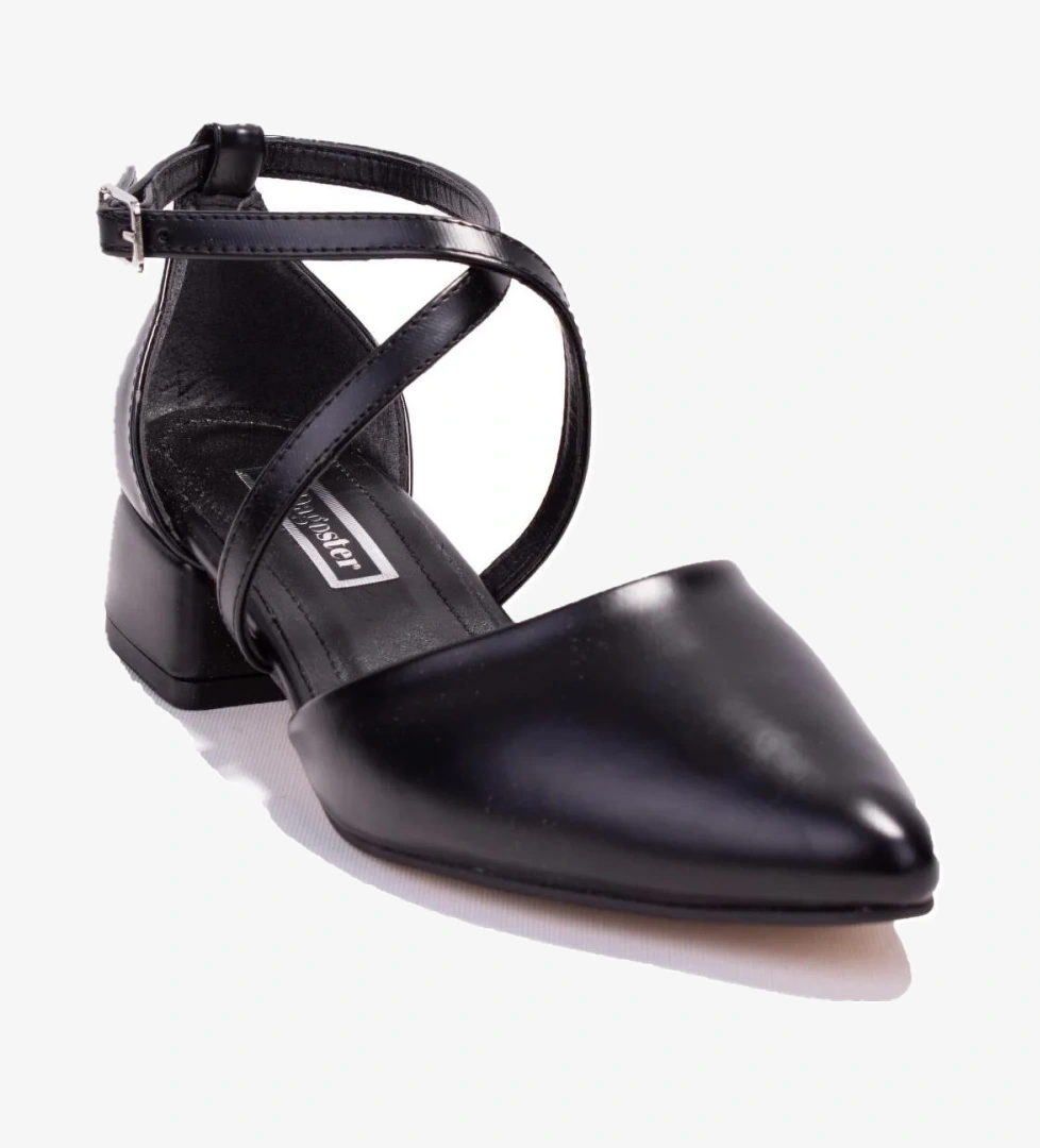 DZA07-928700 Siyah Klasik Topuklu Kadın Ayakkabı