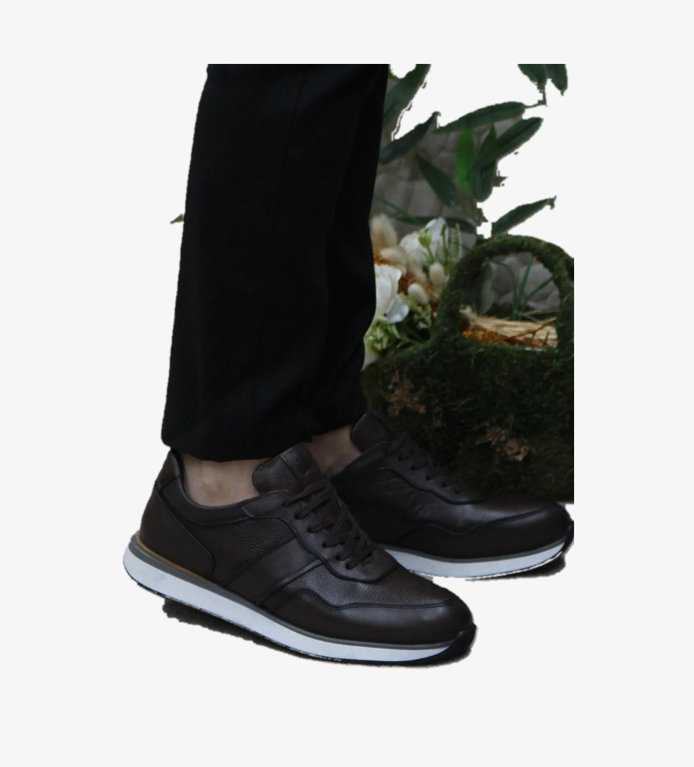 Mehmet Mete 1216 Kahve Casual Rahat Hakiki Deri Erkek Ayakkabı model görseli