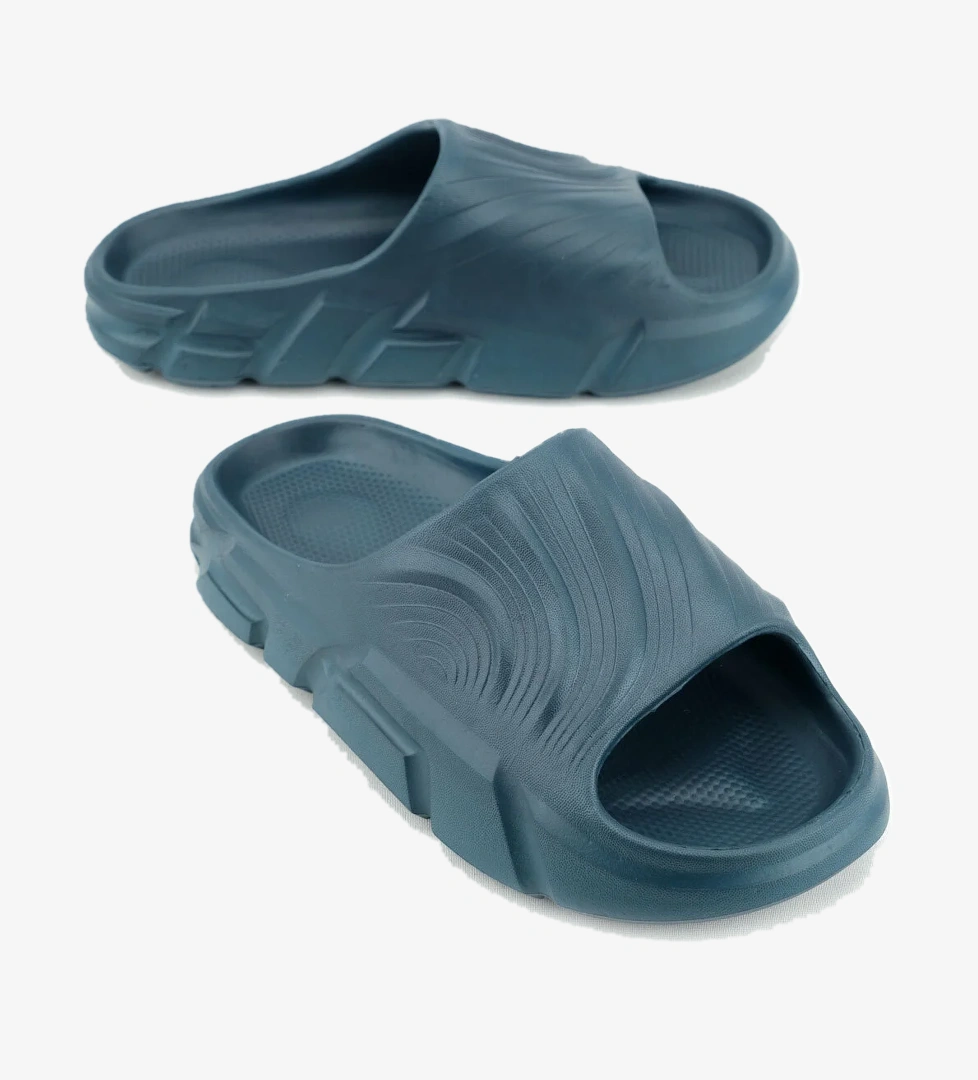 Gezer Gezer Lacivert Yazlık Erkek Eva Banyo Bahçe Islak Zemine Uygun Terlik Sandalet & Terlik | Flo Lacivert - 1. görsel