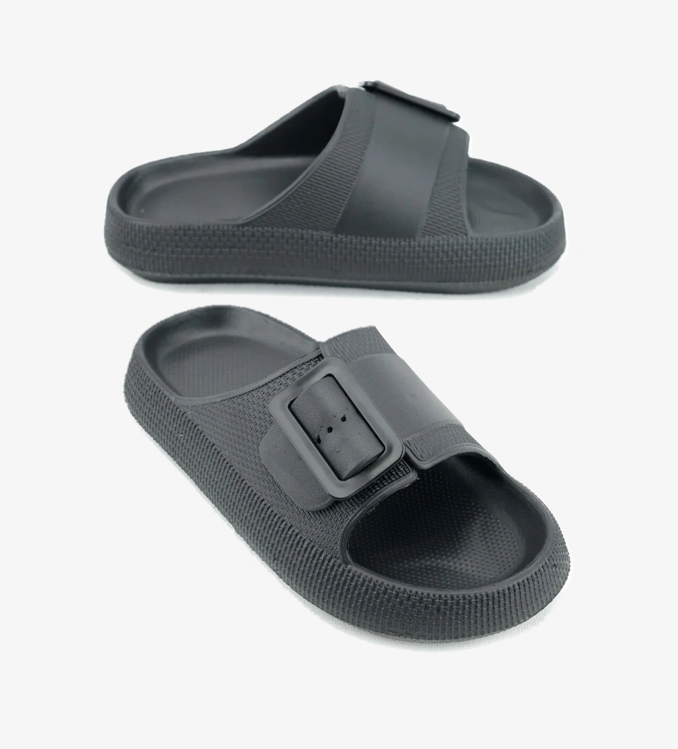 Kadın Yazlık Tek Toka Ayarlanabilir Eva Banyo Bahçe Havuz Plaj Terlik - Görsel 1