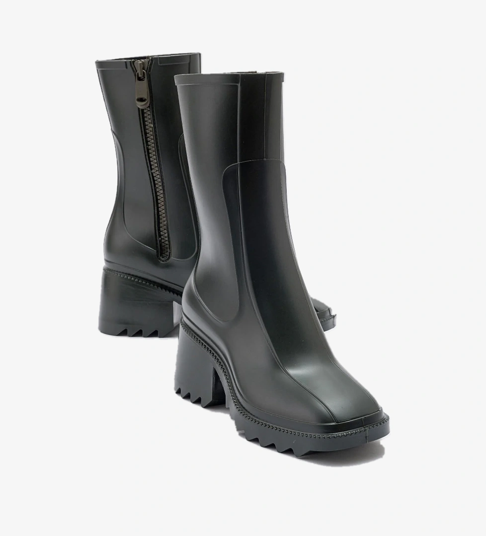 Kadın Uzun Yağmur Çizmesi HAKİ