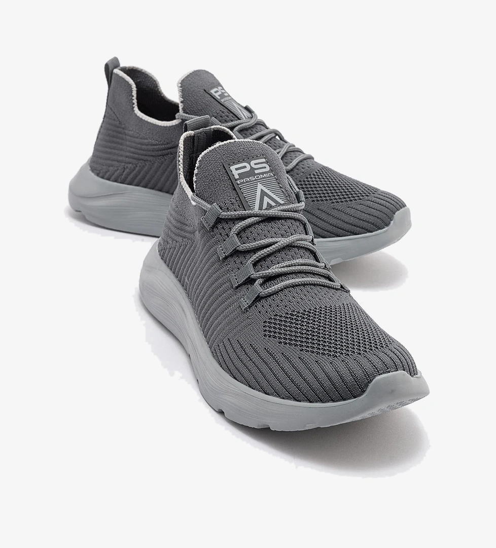 Anorak Bağcıklı Kadın Spor Ayakkabı FÜME FÜME