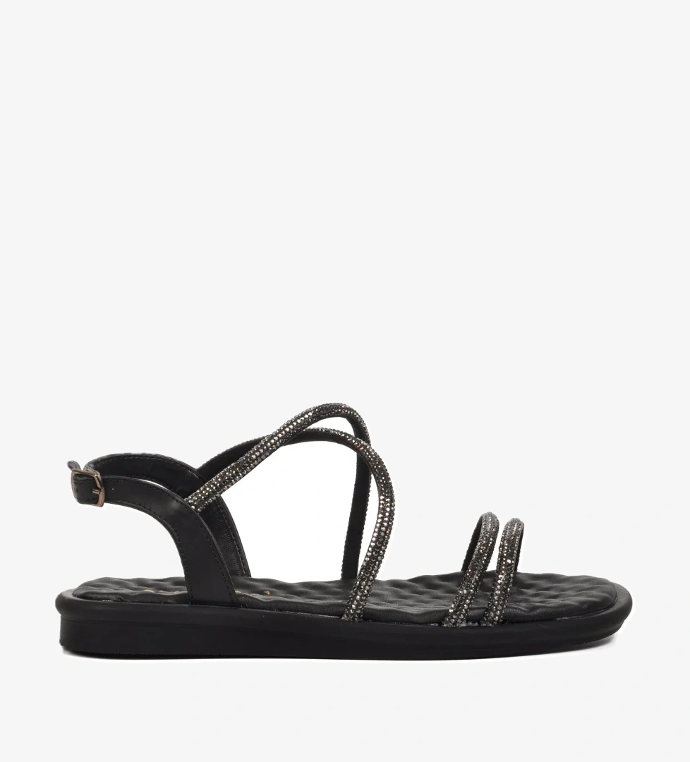 335175 Siyah Kadın Sandalet - Görsel 1