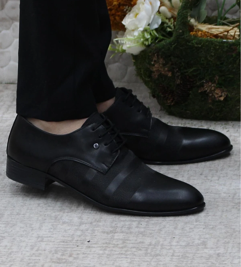 Fort Rasgo 2710 Siyah Damat Ayakkabısı Takım Ayakkabısı Erkek Klasik Ayakkabı model görseli