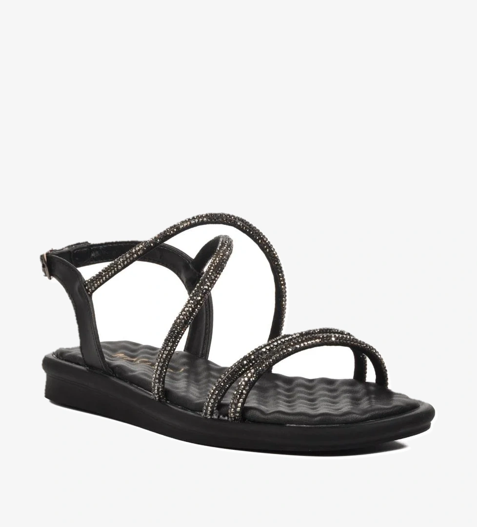 335175 Siyah Kadın Sandalet - Görsel 1