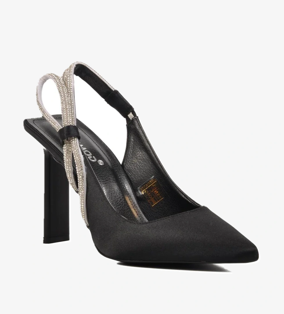 298225 Siyah Kadın Abiye Ayakkabı