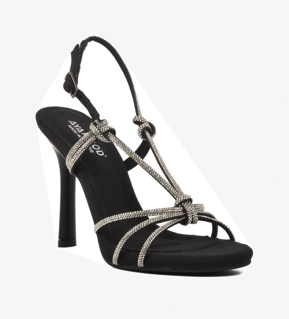 543119 Siyah Kadın Abiye Ayakkabı - Görsel 1