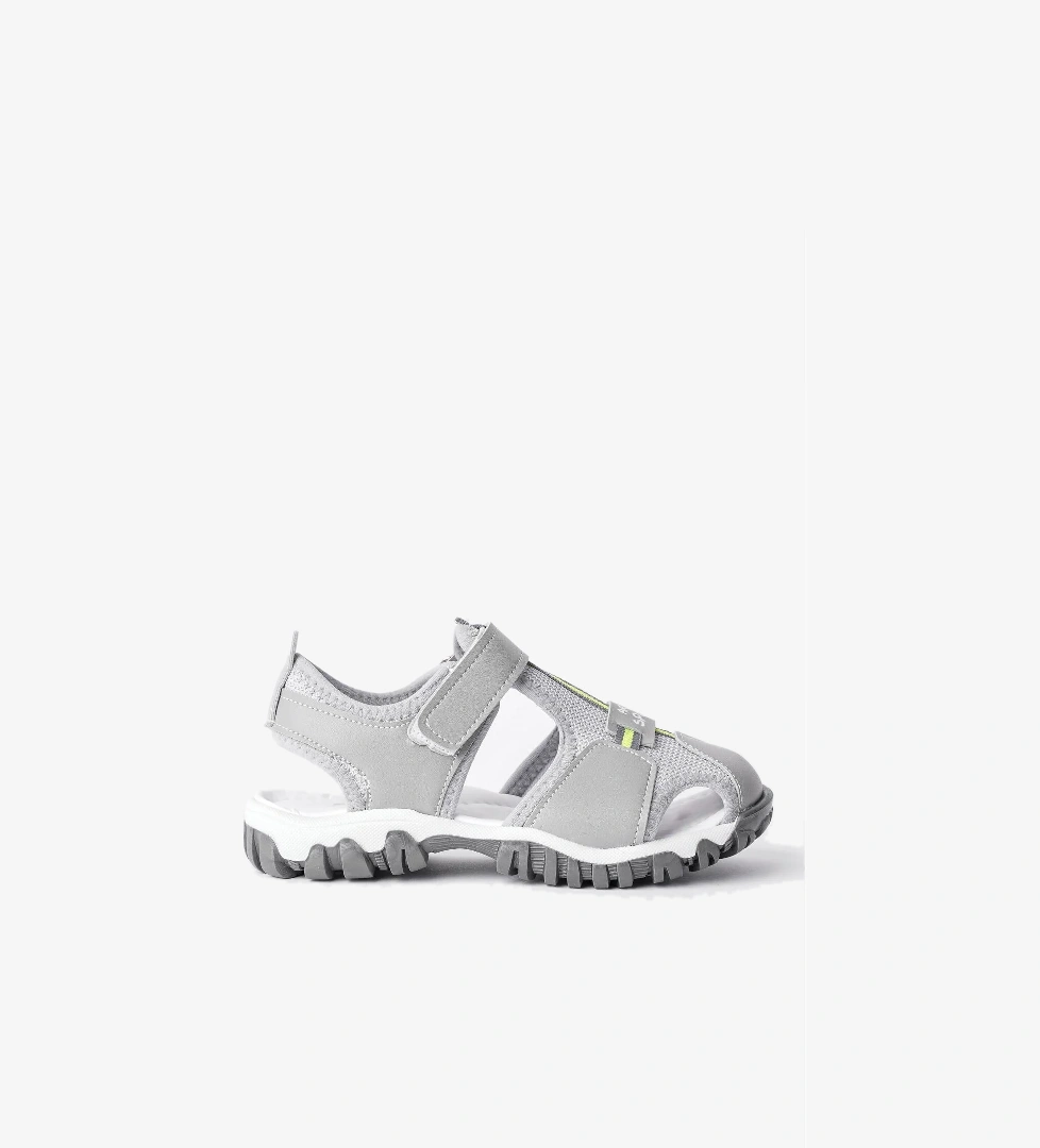 TWEETY Garantili Günlük Ortopedik Hafif Taban Önü Kapalı Cırtlı Unisex Çocuk Sandalet