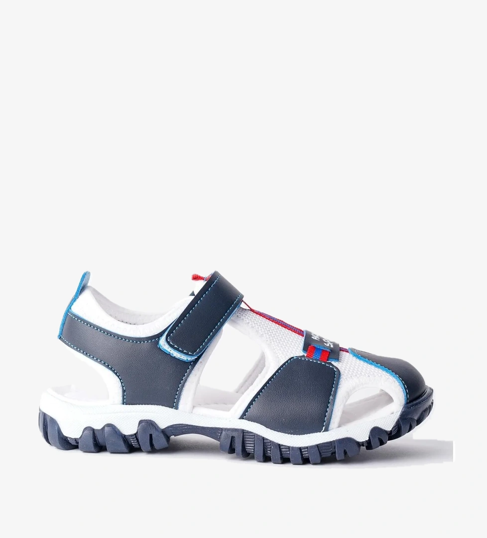 TWEETY Garantili Günlük Ortopedik Hafif Taban Önü Kapalı Cırtlı Unisex Çocuk Sandalet