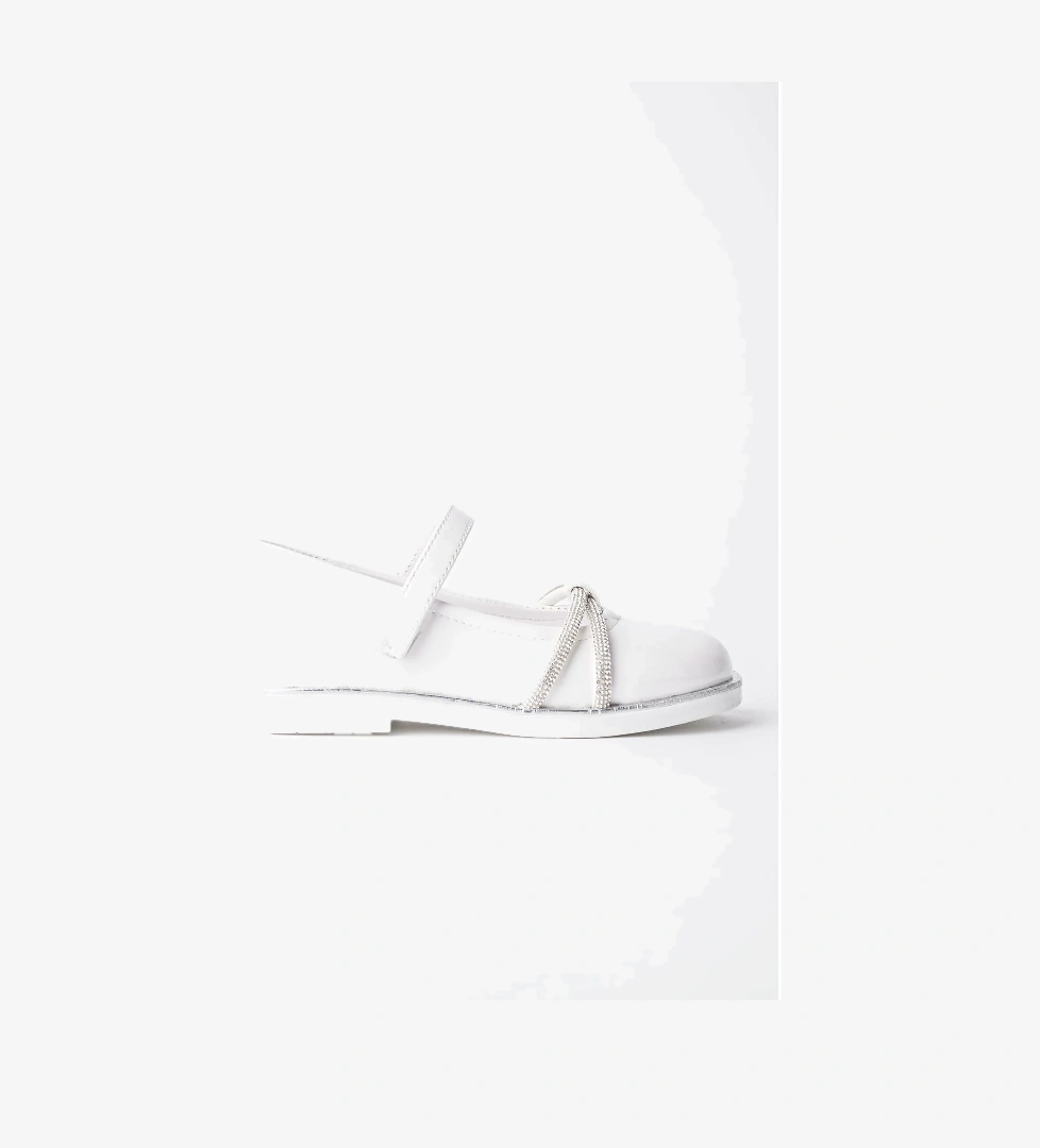 UNİCORN Garantili Günlük Ortopedik Hafif Taban Taşlı ve Cırtlı Kız Çocuk Babet