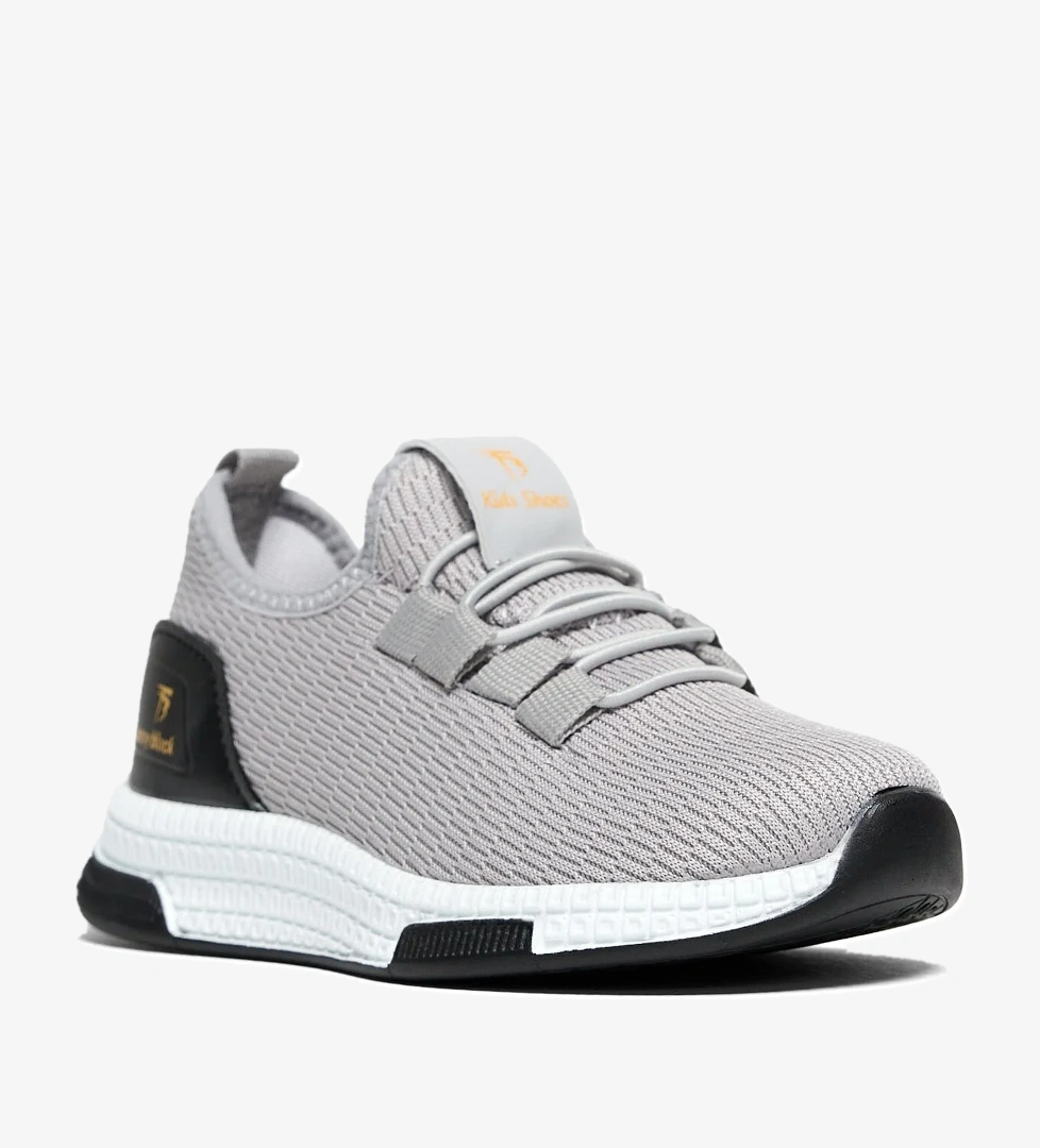 Çocuk Unisex Füme Rahat Kalıp Lastik Bağcıklı Spor Ayakkabı