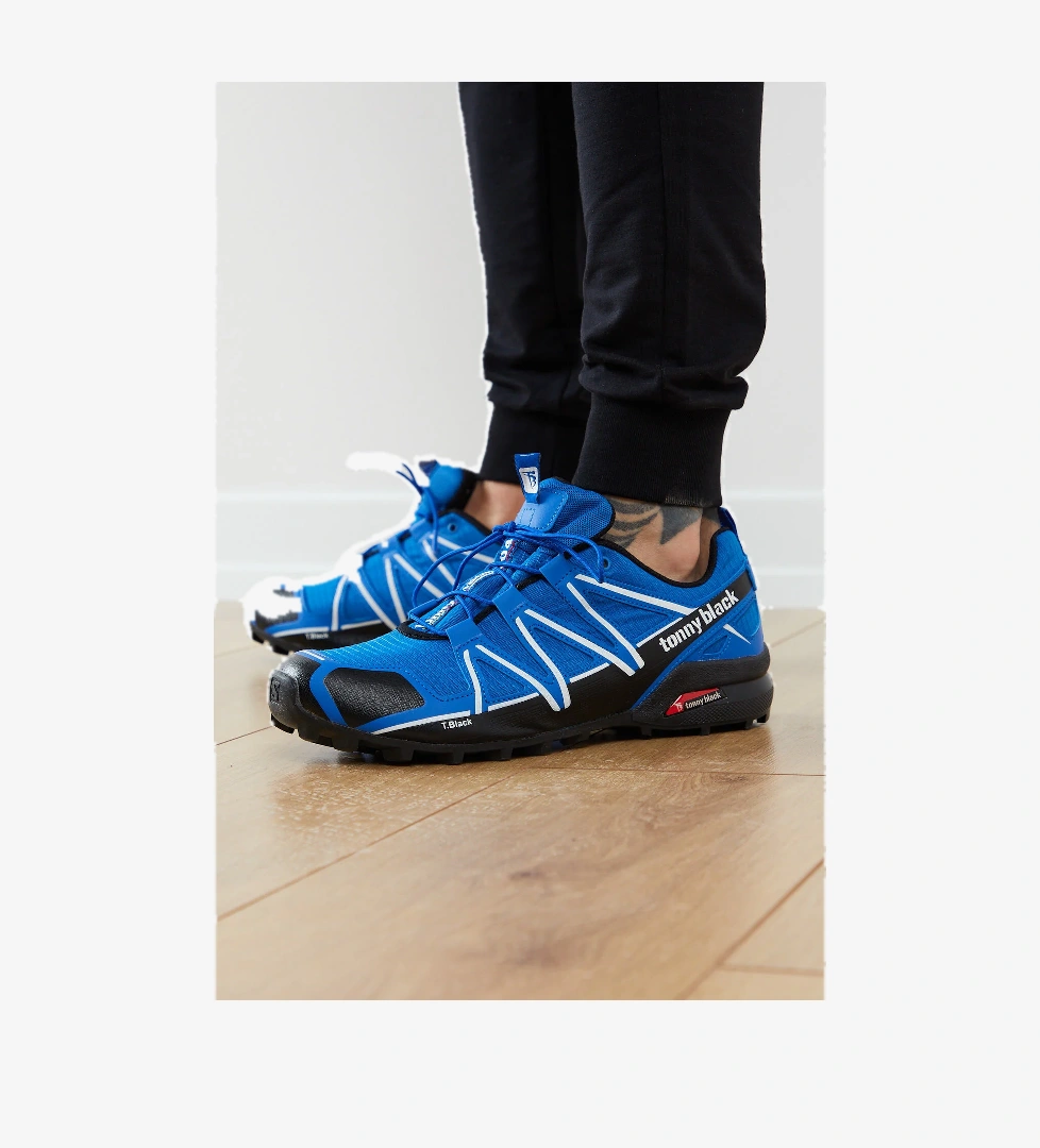 Erkek Sax Rahat Kalıp Şeritli Lastik Bağcıklı Trekking Ayakkabı