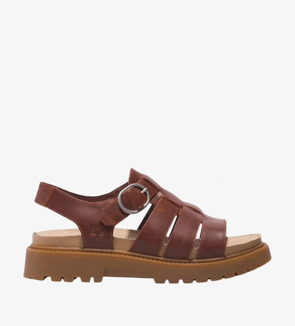 Timberland Tb0A5Zkz Clairemont Way Fishermansandal Kahverengi Kadın Sandalet