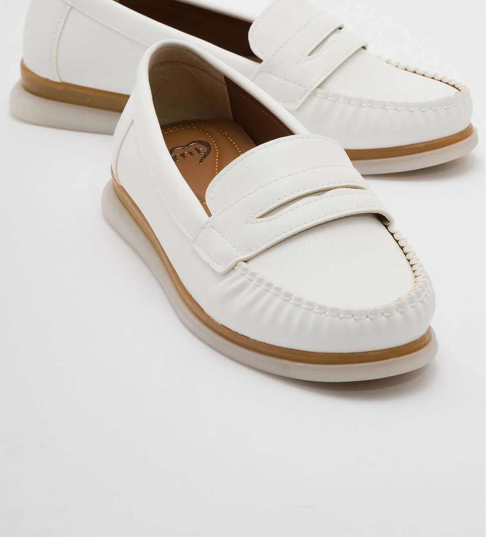 Kadın Günlük Ayakkabı BEYAZ CİLT