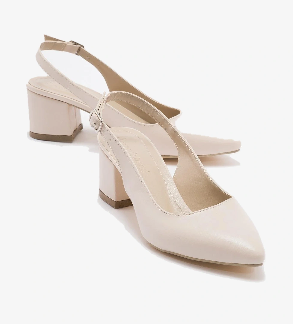 Ccway Arkası Açık Topuklu Ayakkabı Ci̇lt model görseli