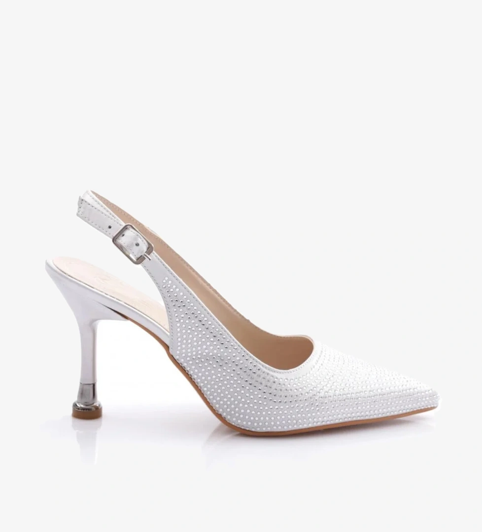 510 Kadin Arkasi Açik Topuklu Ayakkabi