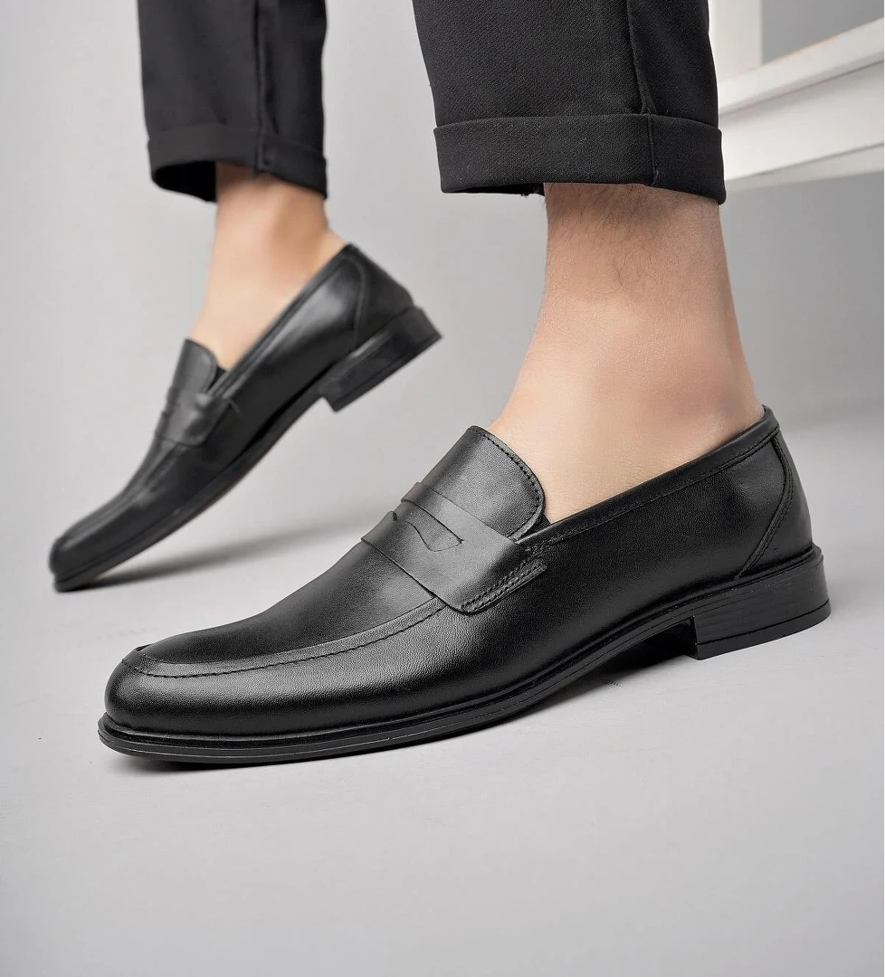 H0140 Garantili Erkek Günlük Klasik Hakiki Deri Ayakkabı