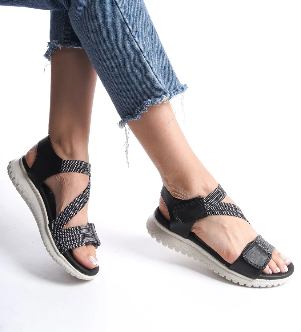 Garantili D458 Günlük Ortopedik Kadın Sandalet