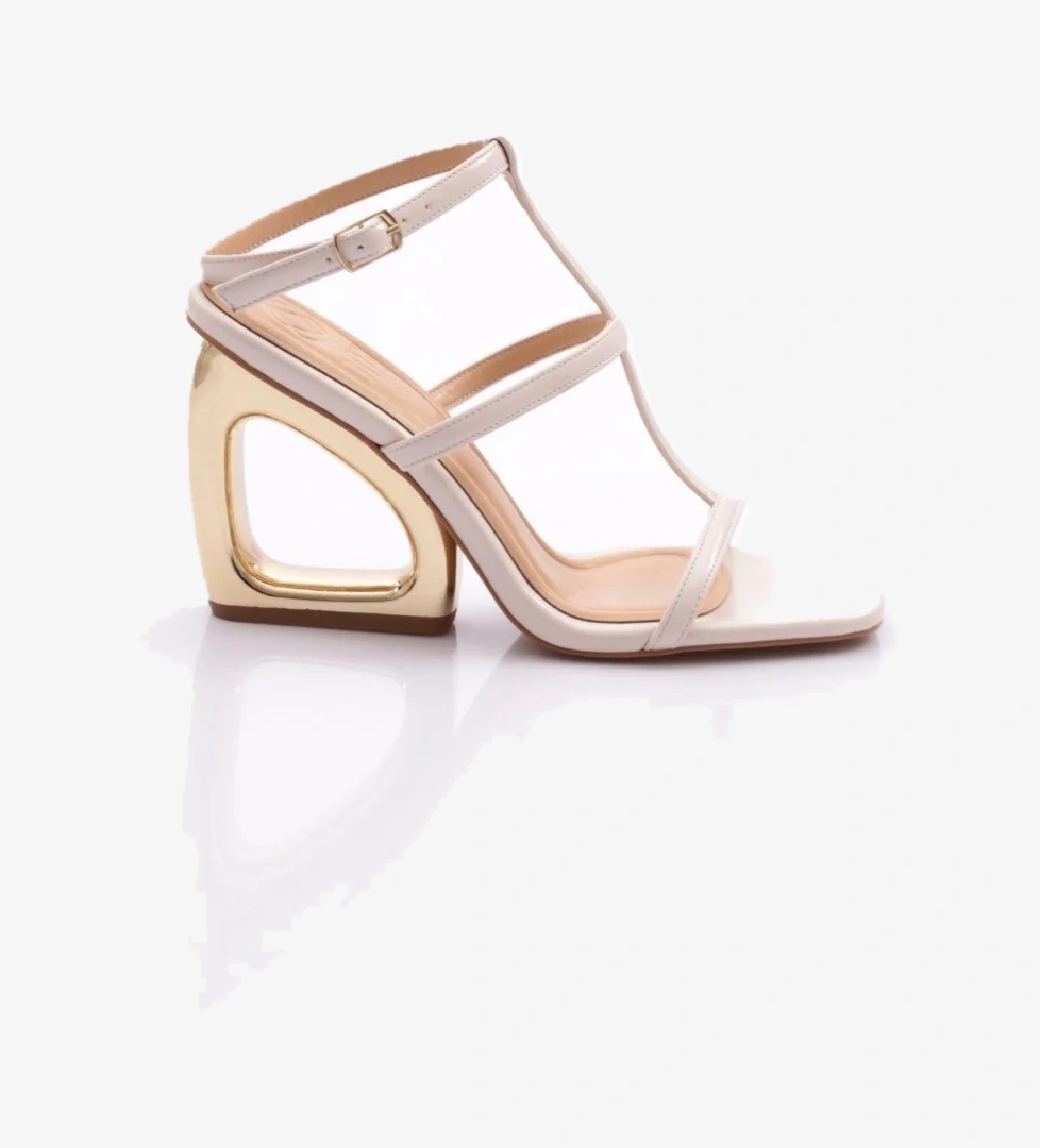 2441 Kadin Topuğu Delikli Abiye Ayakkabi