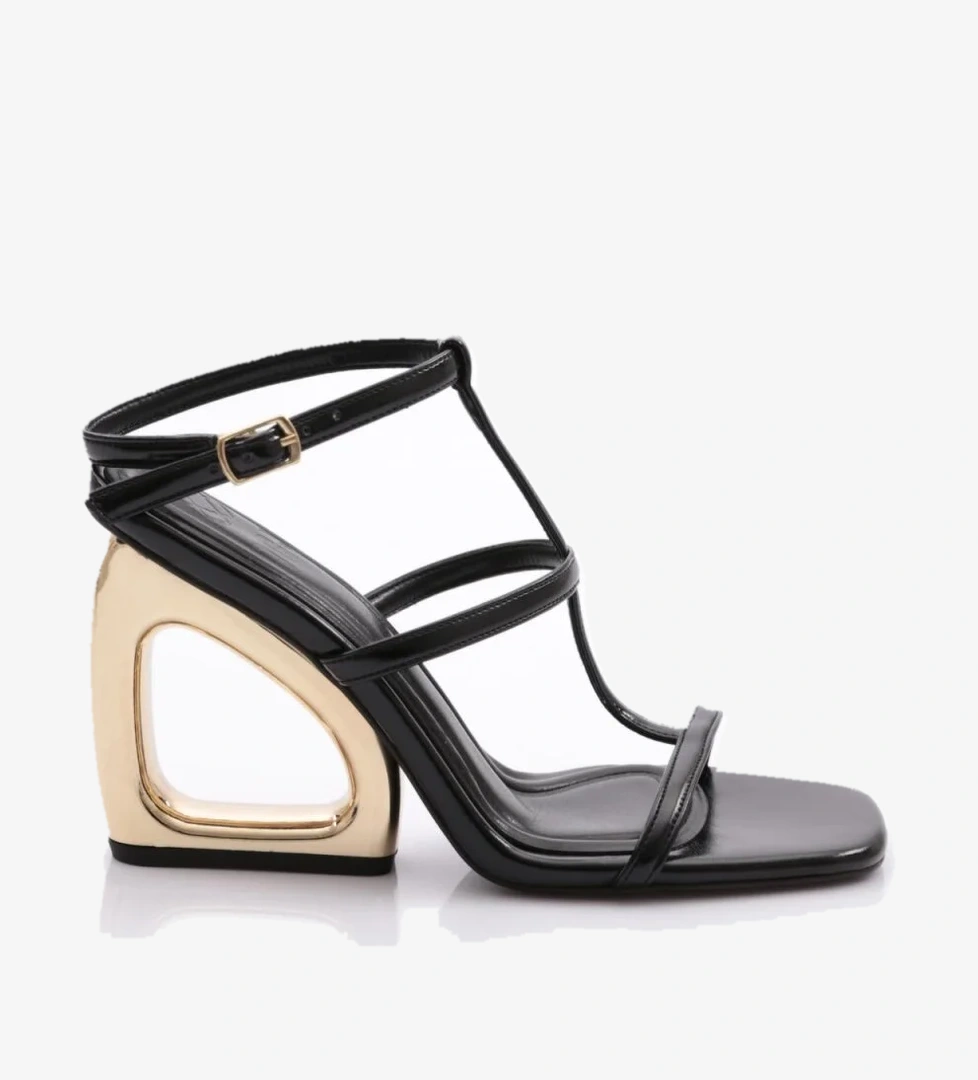 2441 Kadin Topuğu Delikli Abiye Ayakkabi