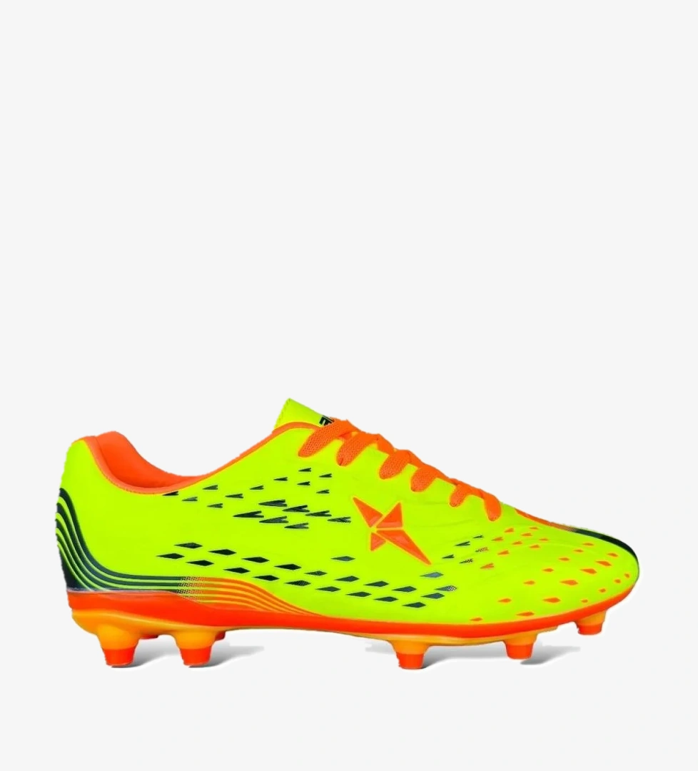 Erkek TPU Taban Halı Saha Krampon Futbol Ayakkabısı SARI - TURUNCU - Görsel 1