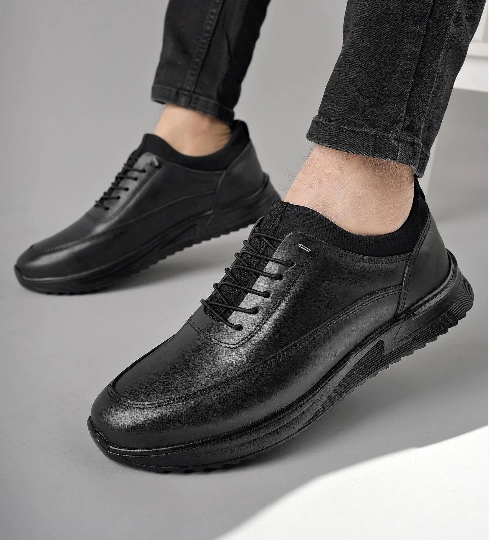 FREE Garantili Erkek Günlük Klasik Hakiki Deri Casual Rahat Ortopedik Ayakkabı