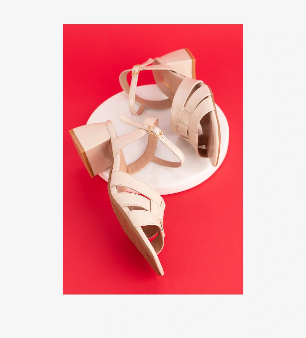 Gondol Kadın Hakiki Deri Topuklu Ayakkabı ast.6130