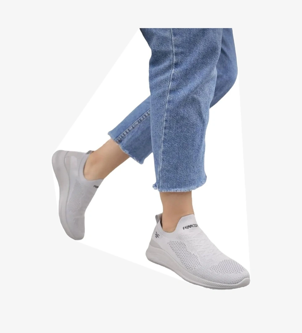 Kadın Triko Spor Ayakkabı GRİ