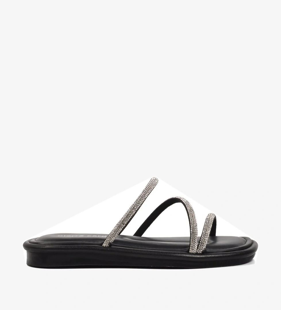 Pierre Cardin Pc-5102 Siyah Beyaz Kadın Terlik model görseli