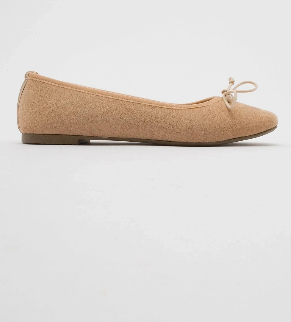 Ccway Bağcık Detay Kadın Babet TEN SÜET model görseli