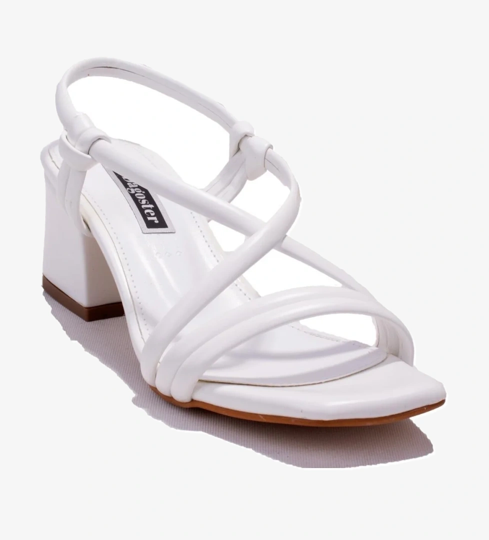 Dagoster Dza07-928085 Siyah Beyaz Klasik Topuklu Kadın Ayakkabı model görseli