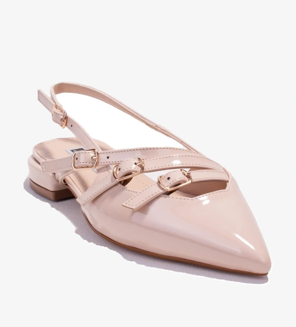 DZA07-725488 Ten Rugan Klasik Topuklu Kadın Ayakkabı