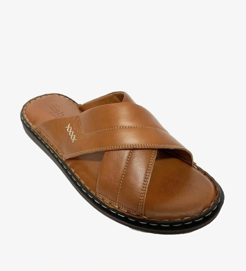 170-24 Hakiki Deri Anatomik Erkek Terlik