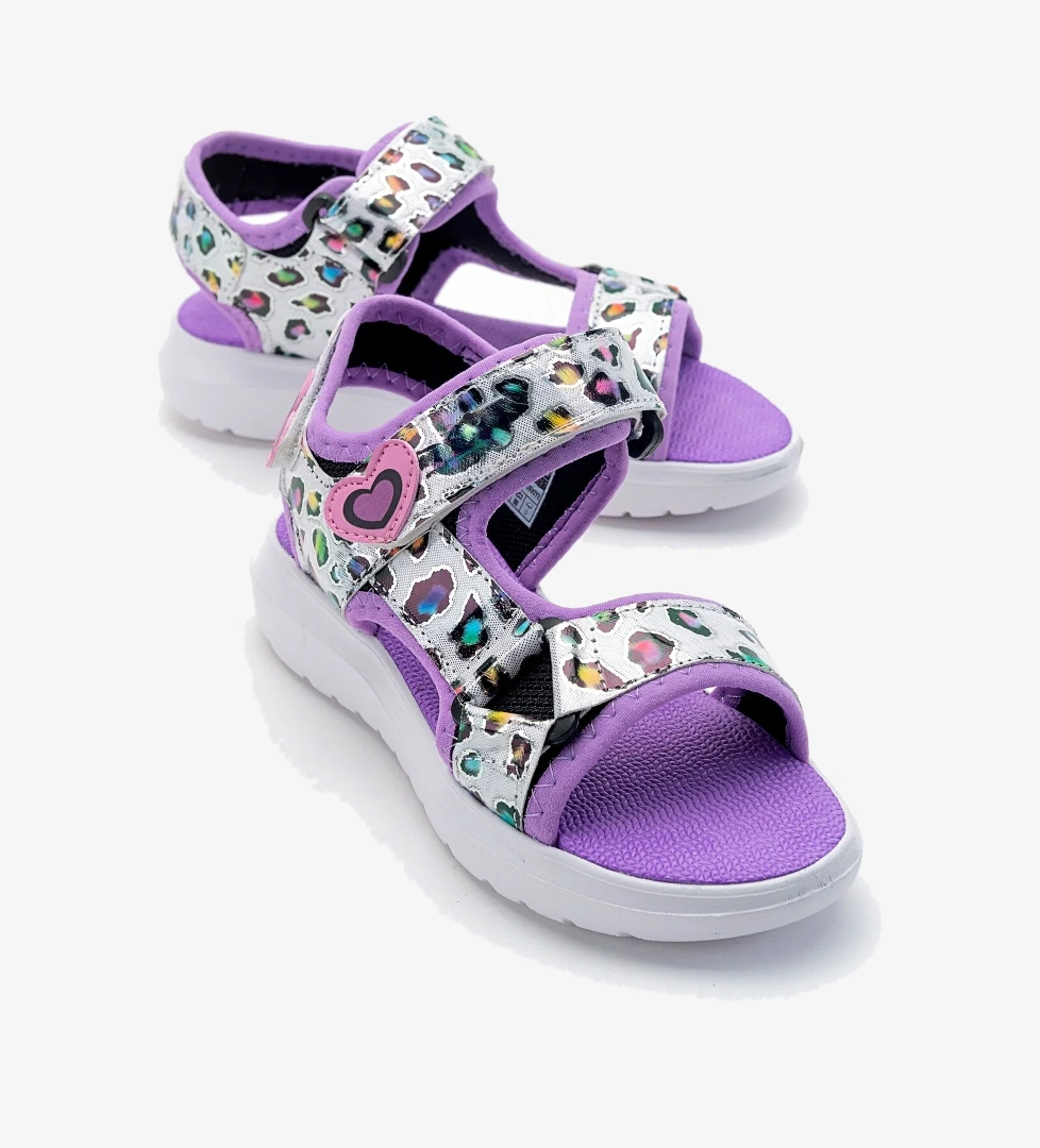 Kız Çocuk Lila Anatomik Hafif Spor Sandalet
