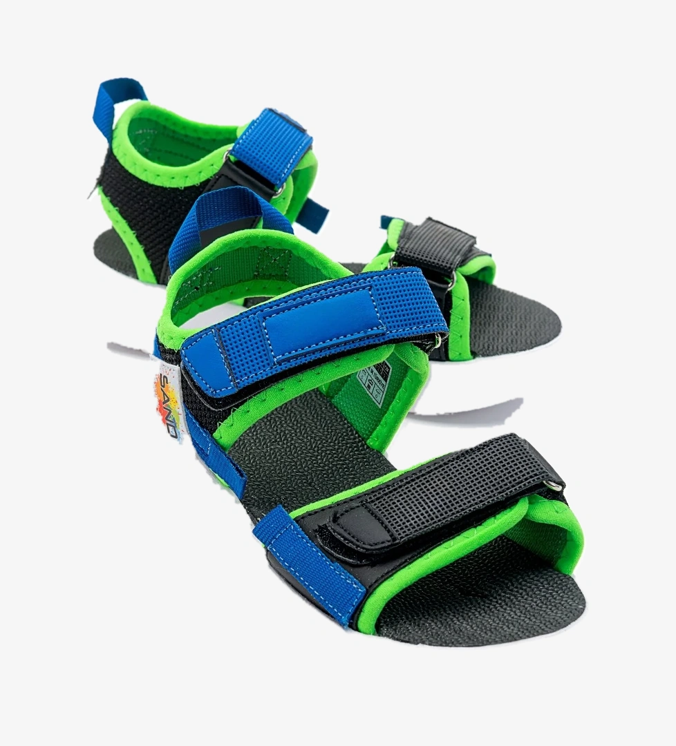 Erkek Çocuk Siyah Anatomik Hafif Spor Sandalet