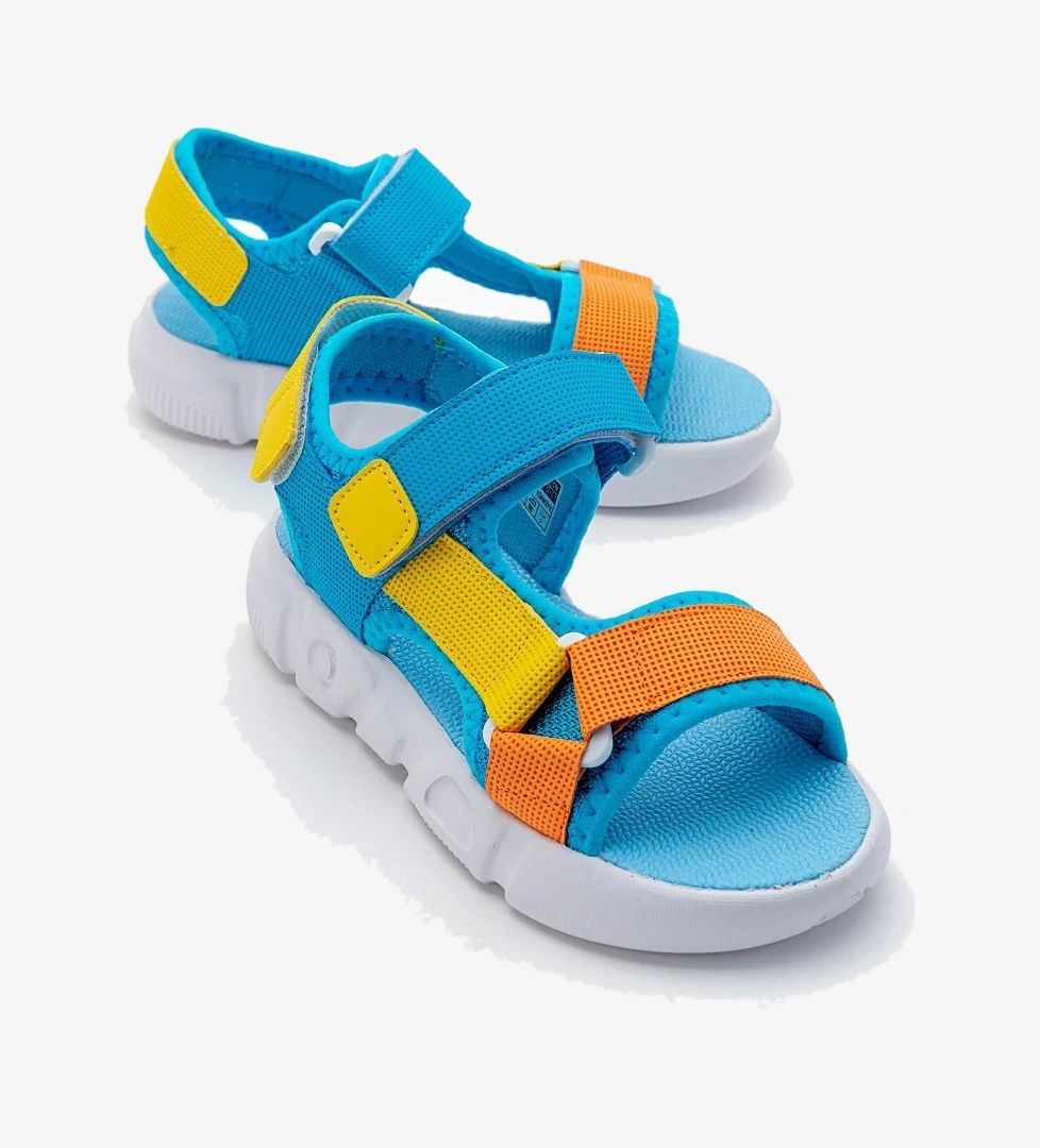 Mnpc Erkek Çocuk Mavi-saks Sax-siyah Anatomik Hafif Spor Sandalet model görseli