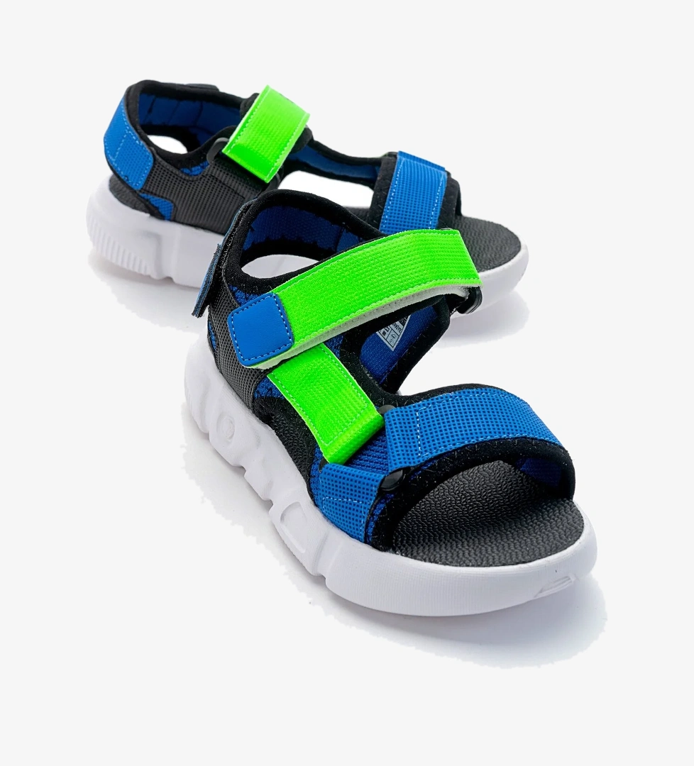 Erkek Çocuk Sax-Siyah Anatomik Hafif Spor Sandalet